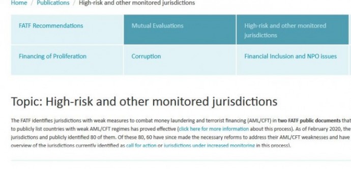 High-risk and other monitored jurisdictions - FATF - June 2021