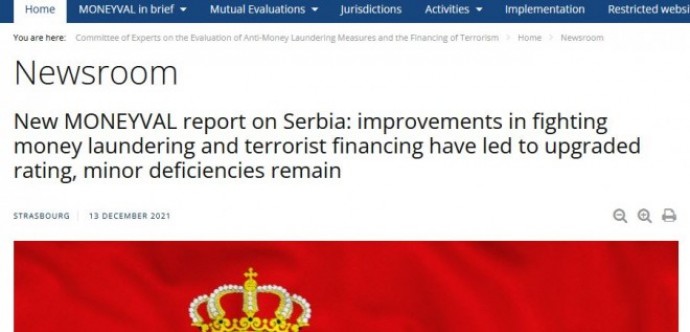 New MONEYVAL report on Serbia
